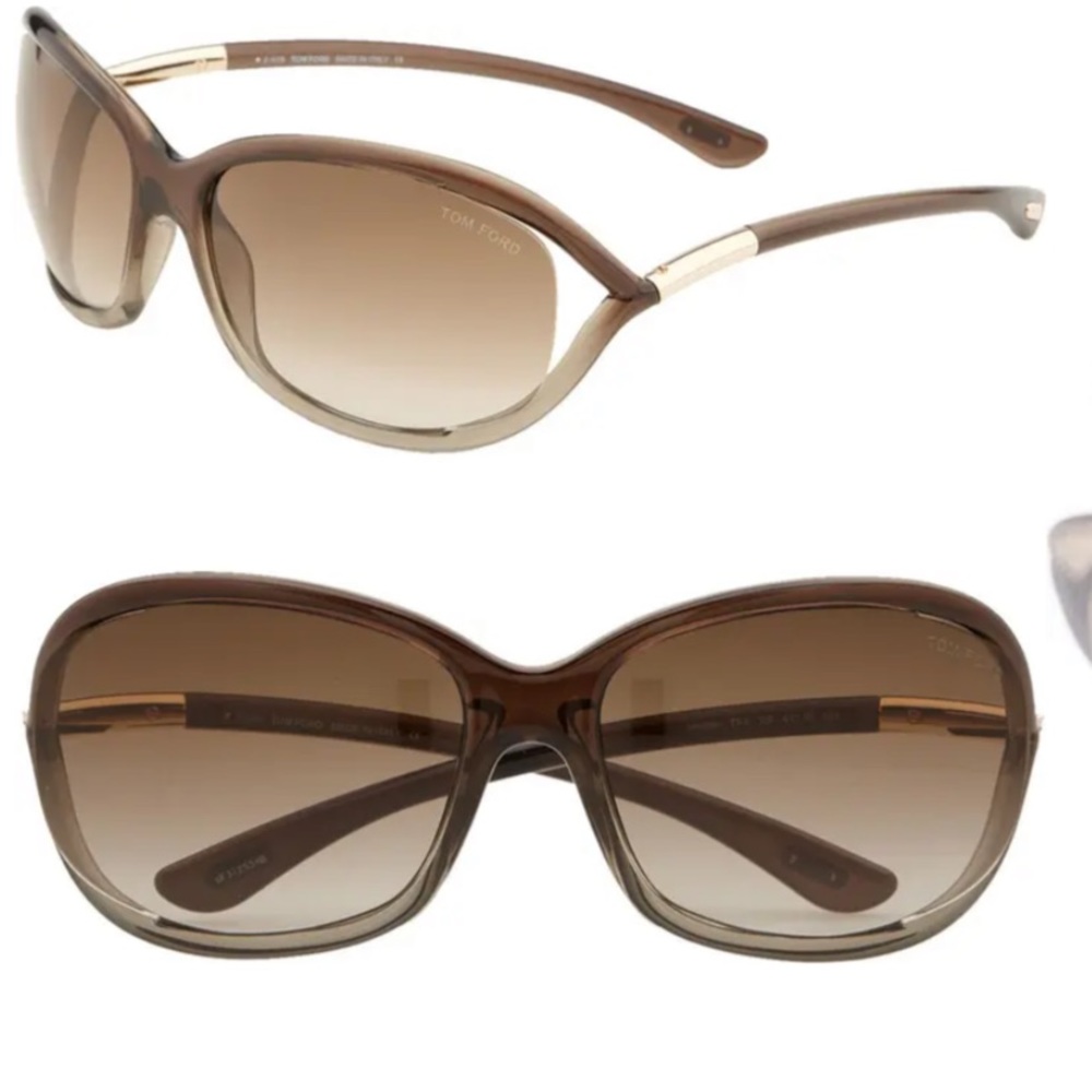 Tom Ford Sunglasses. Jennifer Oval Oversized Frame